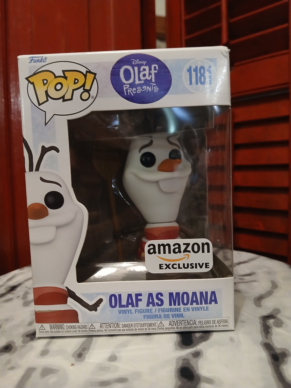 Funko Pop Olaf as Moana Vinyl Figure - White